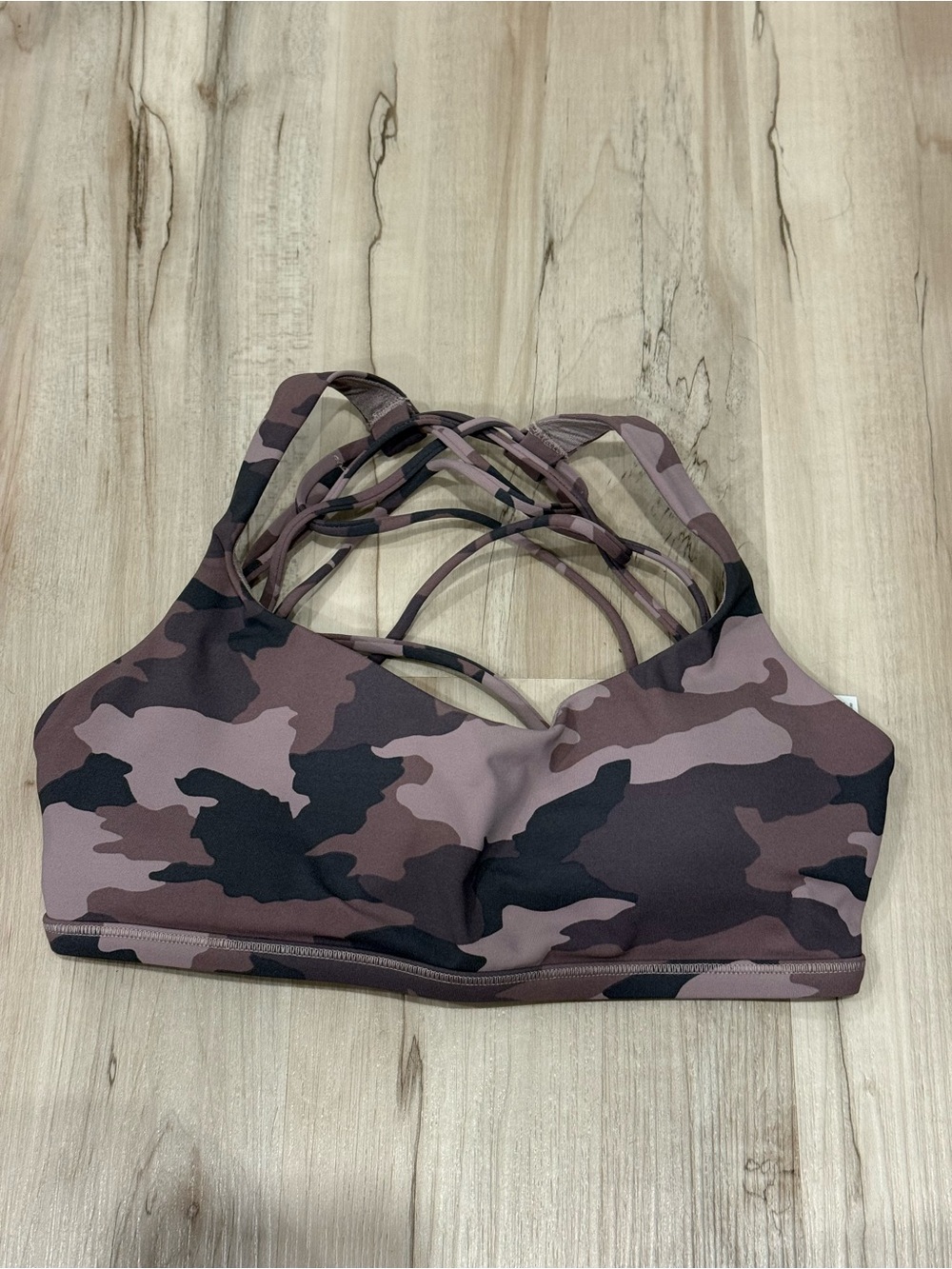 Lululemon Purple Camo Sports Bra